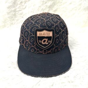 Atlanta Braves COOPERSTOWN COLLECTION Fitted Cap 24K button wool cashmere sz 7.5